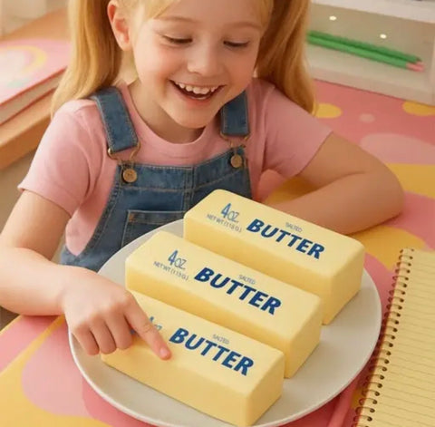 Butter Stress Ball Squishy Toy