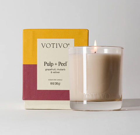 Pulp & Peel Votivo Candle 10 oz New Packaging