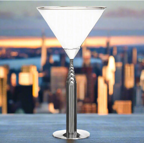 Chrysler Building Martini Glass