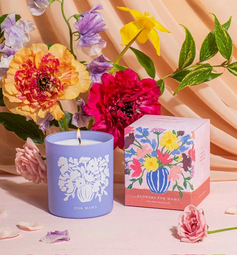 Flowers for Mama Candle