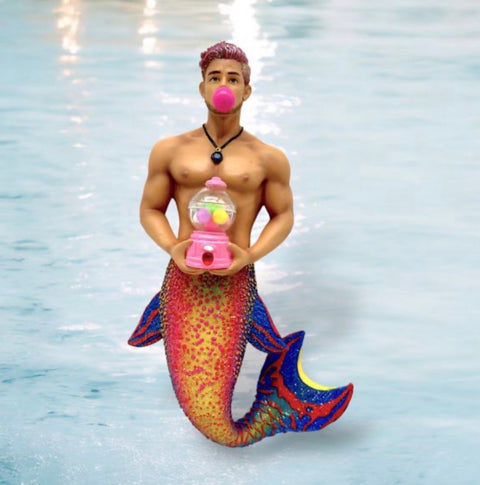 Blow Fish Merman Ornament