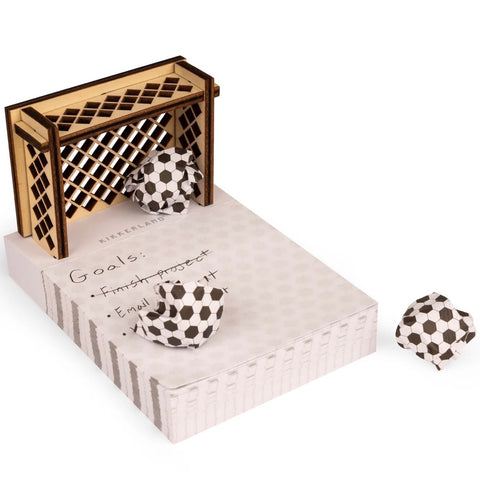 Desktop Soccer Goals Notepad