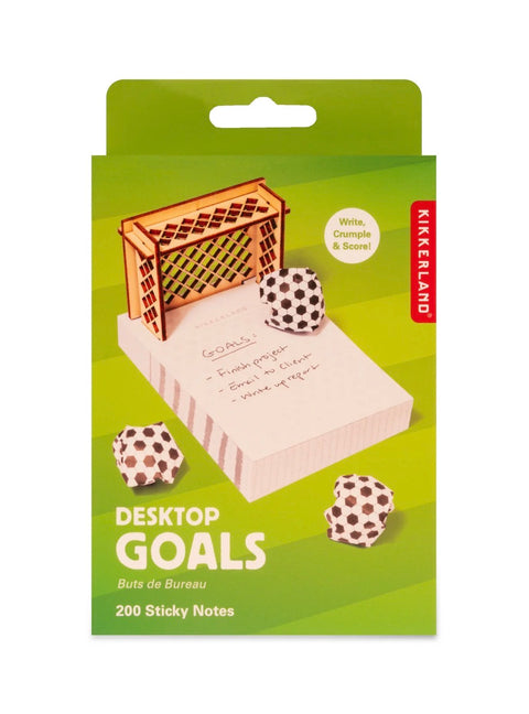 Desktop Soccer Goals Notepad