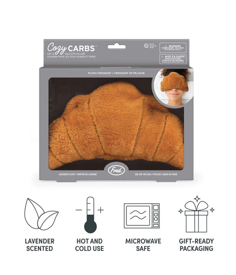 Cozy Carbs Croissant Eye Pillow