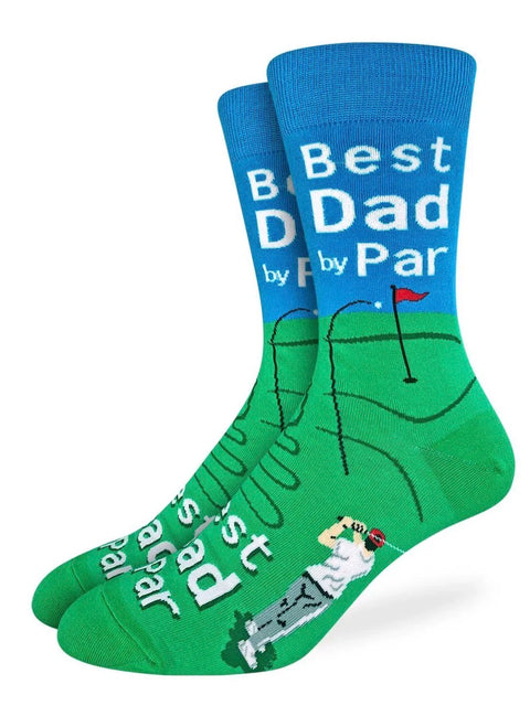 Men's Best Dad By Par Socks