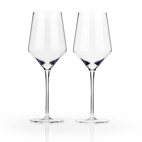 Raye: Crystal Chardonnay Glass Set By Viski