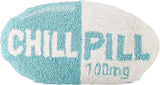 Peking Handicraft Chill Pill Hook Pillow, Standard, Turquoise