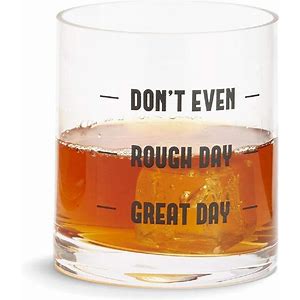 "Don't EVEN" Double Old Fashion (DOF) Glass