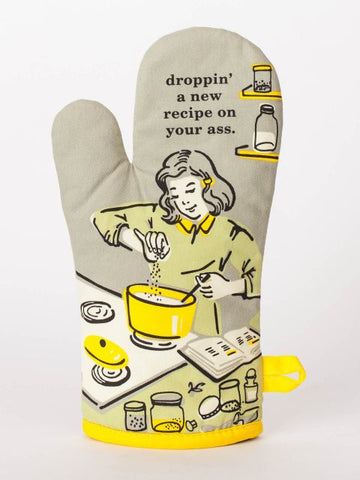 Droppin' A Recipe On Your Ass Oven Mitt