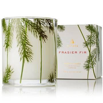 Thymes Frasier Fir Pine Needle Glass Candle 6.5oz