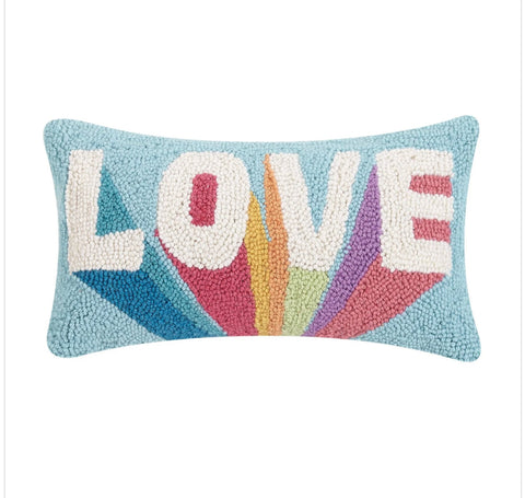 Colorful Love Hook Pillow