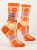 "You're Fucking Welcome, Everybody. W-CREW SOCKS