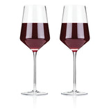Raye: Crystal Bordeaux Glass Set By Viski