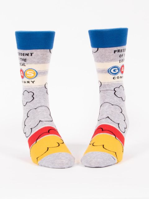 "President Of Local Gas Company" Men's Socks