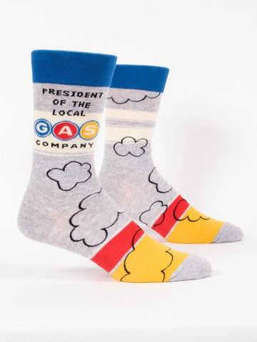 "President Of Local Gas Company" Men's Socks
