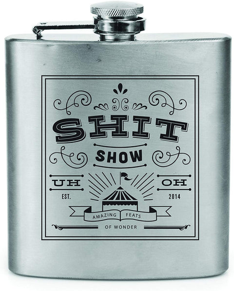 Shit Show Stainless Steel Flask by True